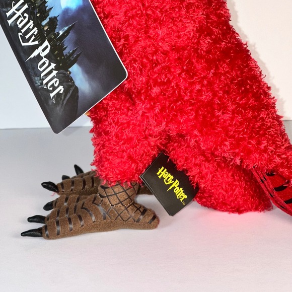 Harry Potter The Noble Collection 12" Fawkes Plush NWT - Picture 6 of 9